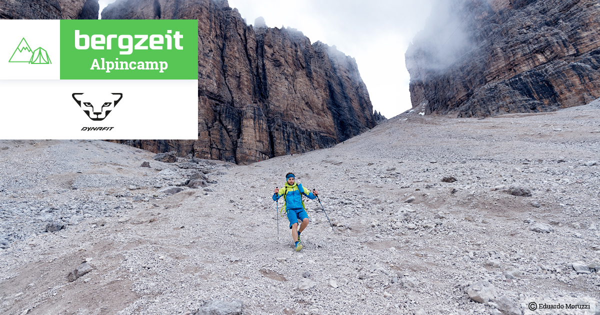 Gewinne die Teilnahme beim Bergzeit Alpincamp „Vom Watzmann zu den Drei Zinnen“ inkl. Dynafit Speed Mountaineering Paket im Wert von 500 Euro